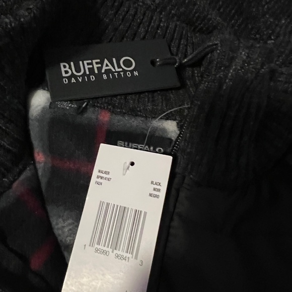🆕 Buffalo David Bitton Men’s Walker Mockneck 1/4 zip size L - Picture 3 of 10